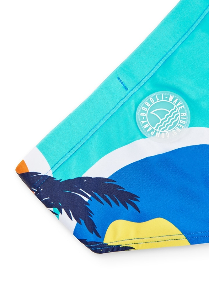 detail Chlapecké plavy s vícebarevným potiskem BOBOLI