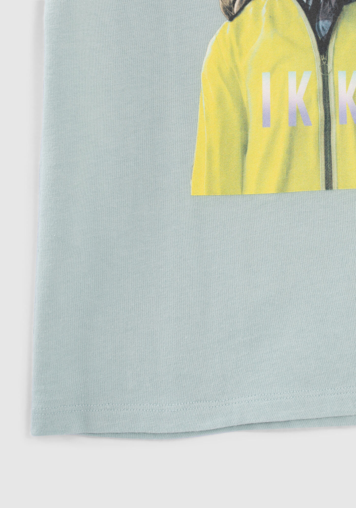 detail Chlapecké tričko s obrázkem maskáčového lva IKKS