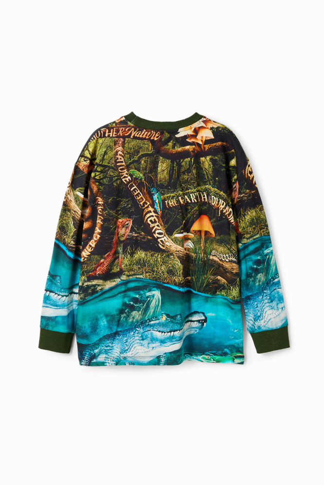 detail Chlapecké tričko s dlouhým rukávem DESIGUAL