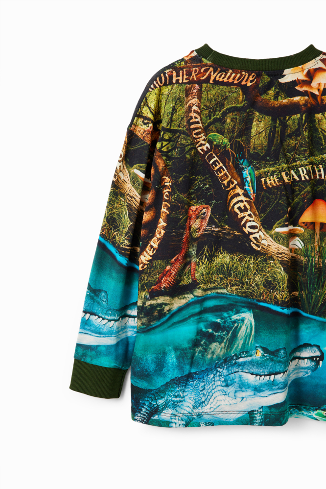 detail Chlapecké tričko s dlouhým rukávem DESIGUAL