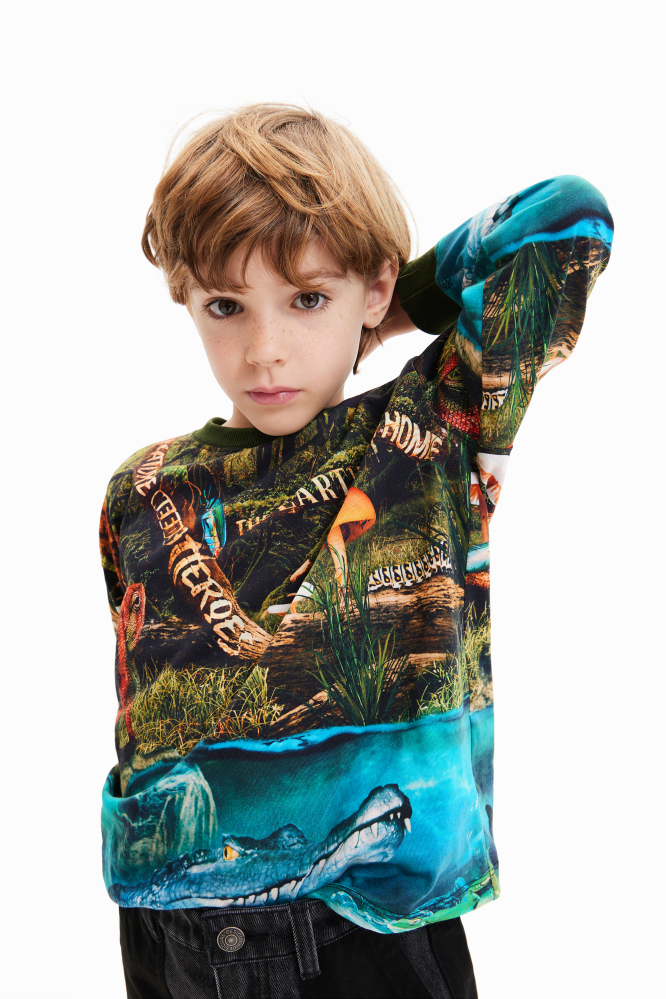 detail Chlapecké tričko s dlouhým rukávem DESIGUAL