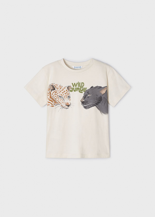 detail Chlapecké tričko se zvířecím potiskem MAYORAL