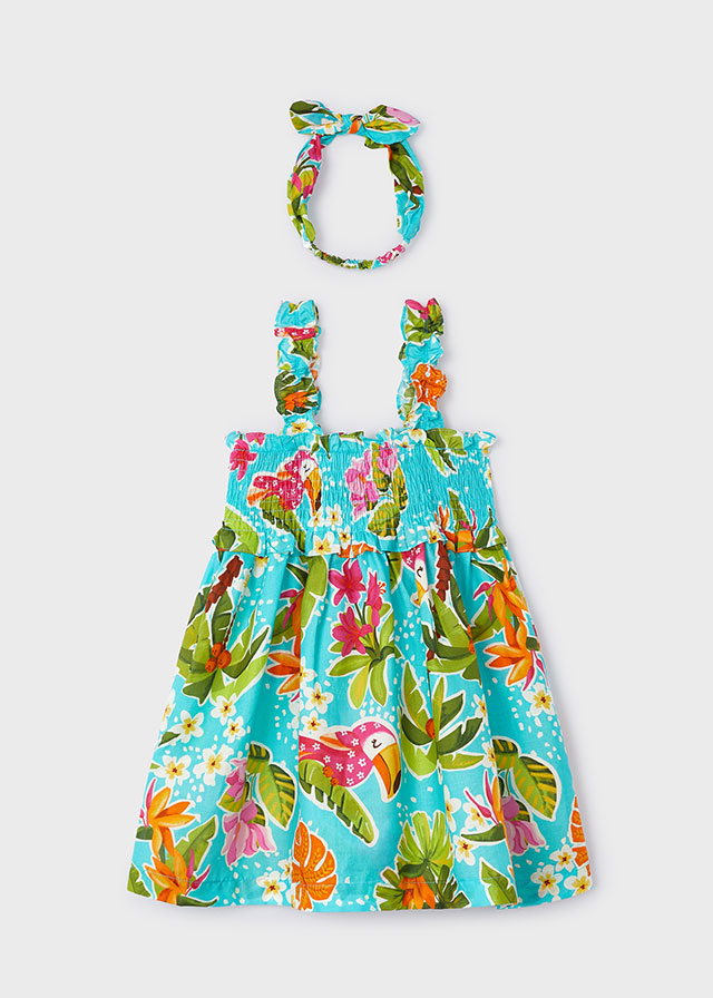 detail Dívčí šaty s čelenkou MAYORAL
