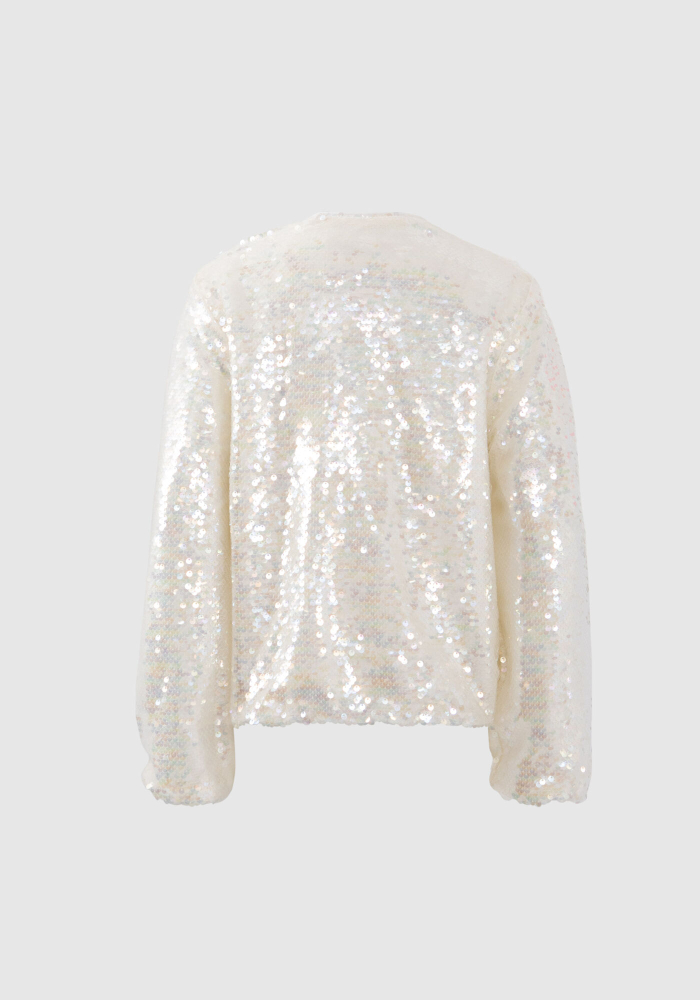 detail Dívčí bomber jacket s flitry IKKS