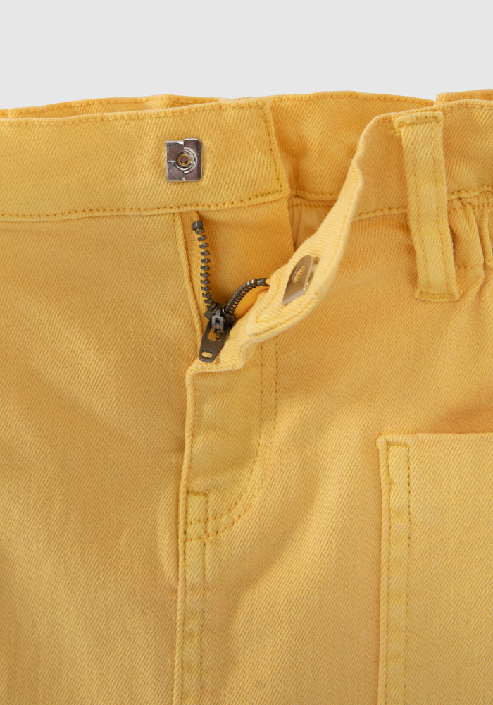 detail Barevná dívčí denim sukně s šátečkem IKKS