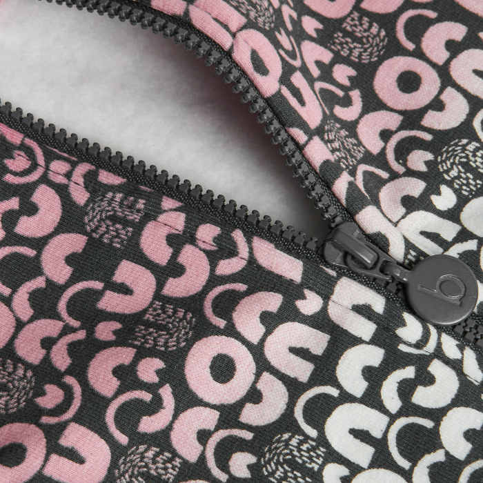 detail Dívčí barevná mikina s kapucí BOBOLI