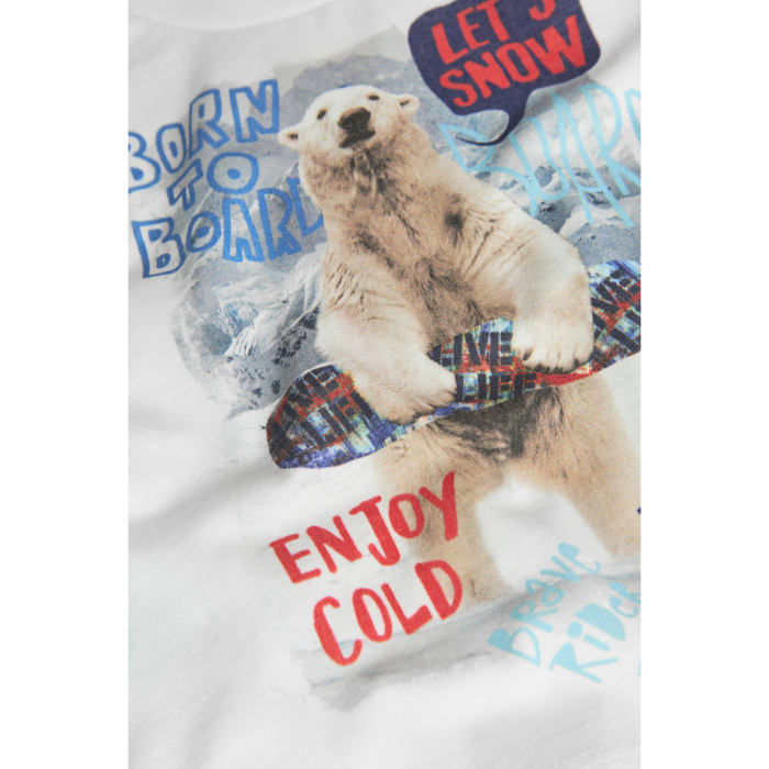 detail Chlapecké tričko s medvědem BOBOLI