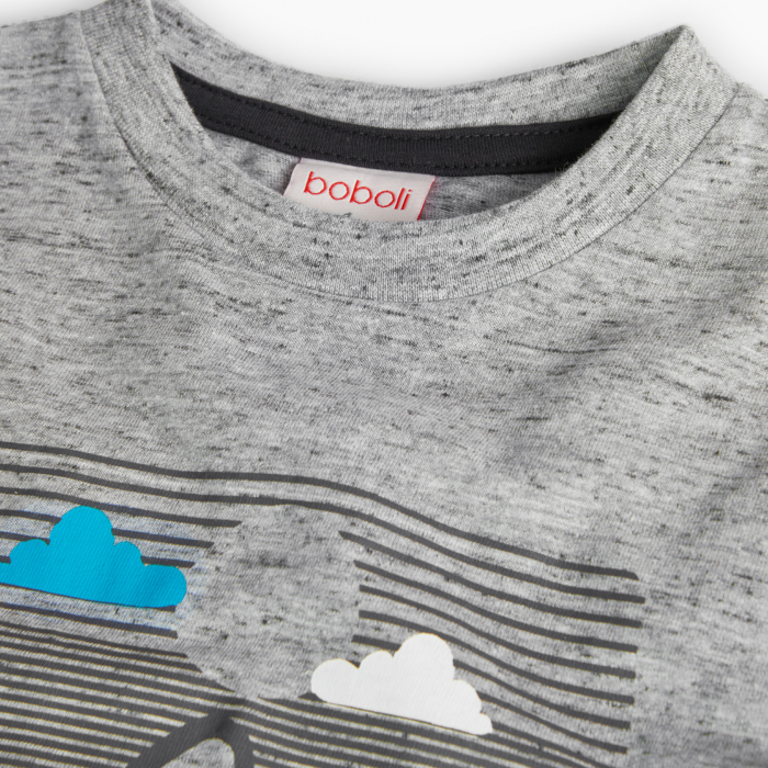 detail Chlapecké tričko s velrybou BOBOLI