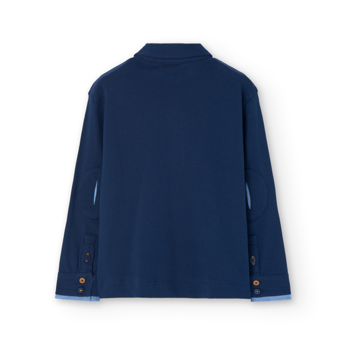 detail Chlapecké polo s dlouhým rukávem BOBOLI