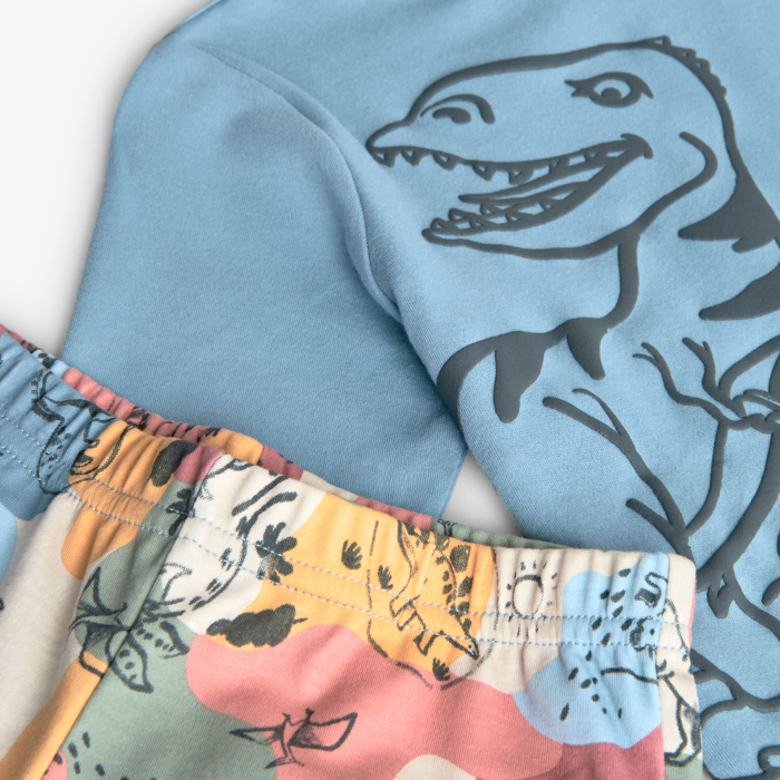 detail Chlapecké pyžamo s dlouhým rukávem BOBOLI