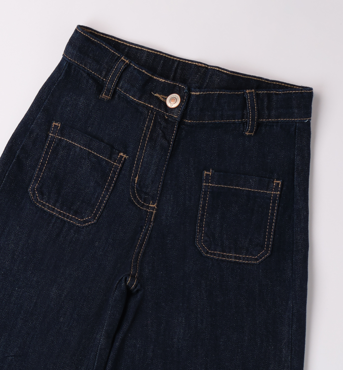 detail Dívčí džíny wide leg SARABANDA