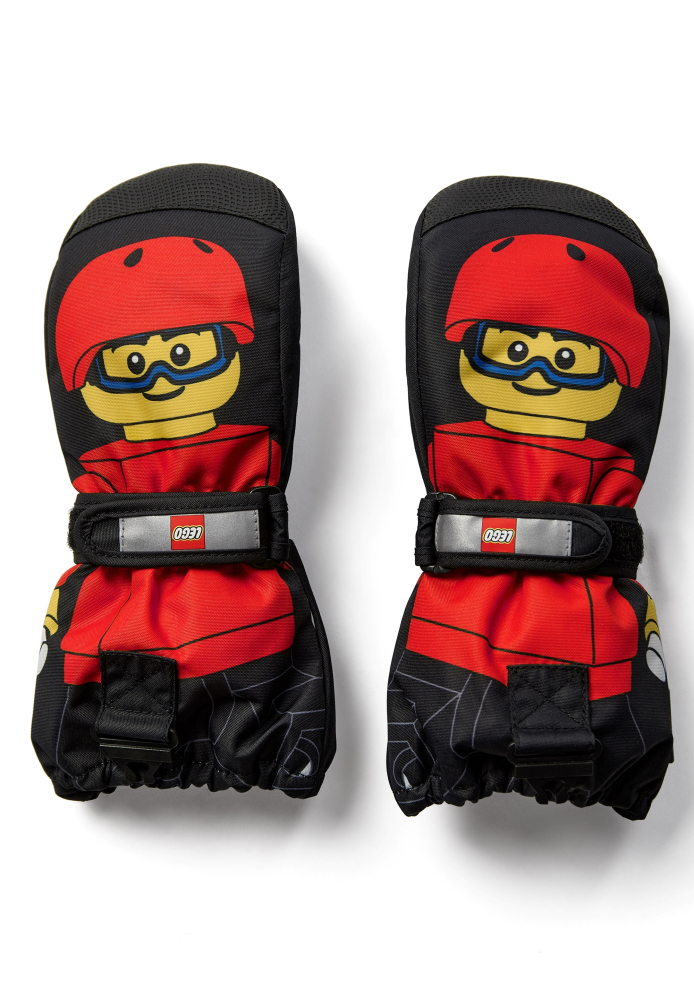 detail LEGO® dětské palčáky – nepromokavé zimní rukavice s reflexními prvky LEGO