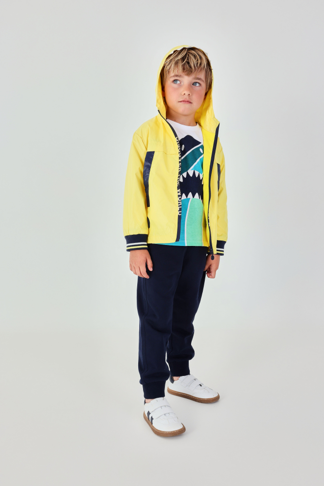 detail Chlapecká nepromokavá parka s kapucí BOBOLI