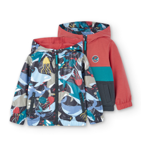 Chlapecká oboustranná bunda s motivem oceánu BOBOLI