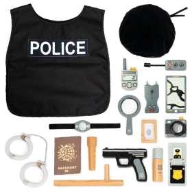 Dětská policejní sada dřevěná UMU