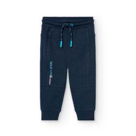 Chlapecké jogger fleecové kalhoty s elastickým pasem BOBOLI