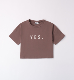 Dívčí crop top s nápisem IDO