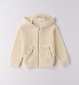 Chlapecká mikina s kapucí v béžové barvě SARABANDA