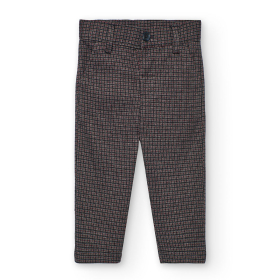 Stylové chlapecké kalhoty v kostkovaném designu BOBOLI