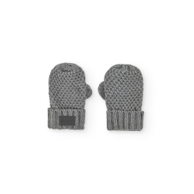 Zimní palčáky pro miminka s pleteným vzorem a fleecovou podšívkou BOBOLI