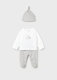 Kojenecký unisex set s labutěmi MAYORAL