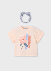 Dívčí tričko s čelenkou MAYORAL