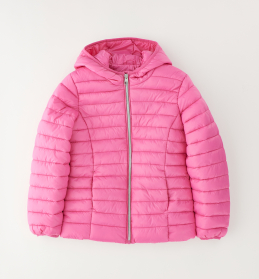 Dívčí lehká prošívaná bunda s kapucí IDO