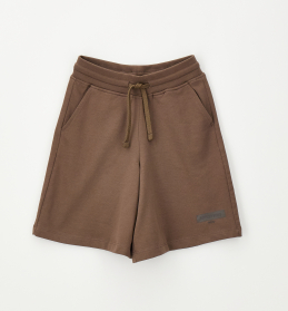 Chlapecké hnědé kraťasy s elastickým pasem IDO
