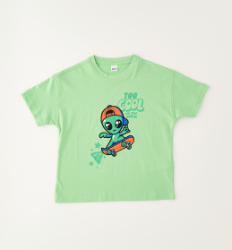 Chlapecké zelené tričko s motivem mimozemšťana Too Cool IDO