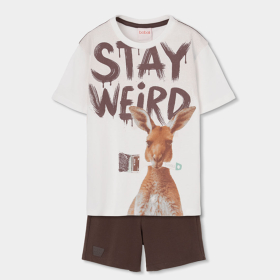 Chlapecké tričko STAY WEIRD BOBOLI