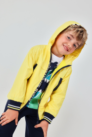 Chlapecká nepromokavá parka s kapucí BOBOLI