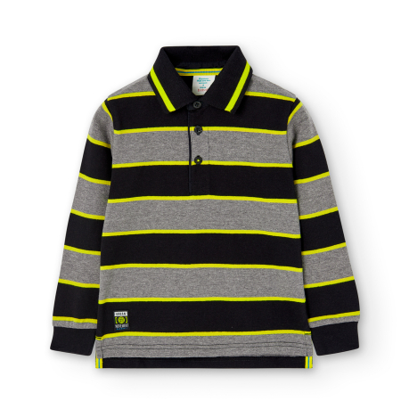 detail Chlapecké polo s dlouhým rukávem BOBOLI