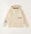 detail Chlapecká mikina na zip s kapucí béžová oversized IDO