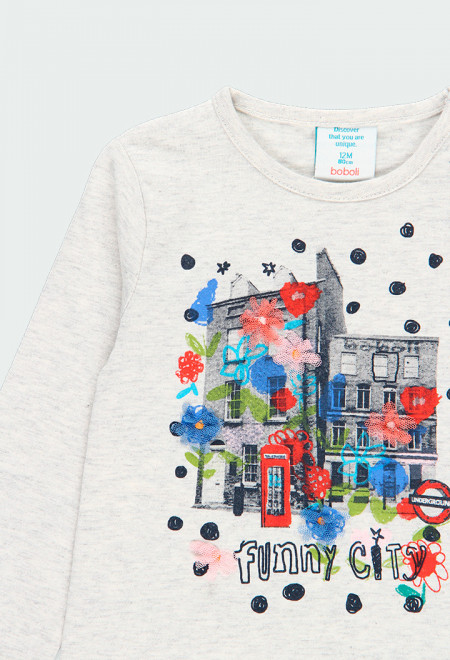 detail Dětské dívčí triko BOBOLI