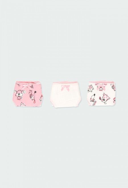 detail Dívčí kalhotky - set 3 ks BOBOLI