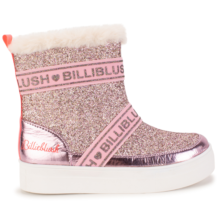 detail Dívčí teplé boty s okouzlujícím efektem přes celý svršek BILLIEBLUSH