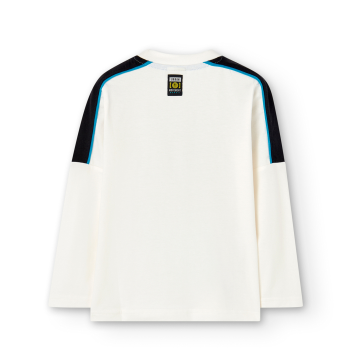 detail Chlapecké tričko s potiskem a dlouhým rukávem BOBOLI