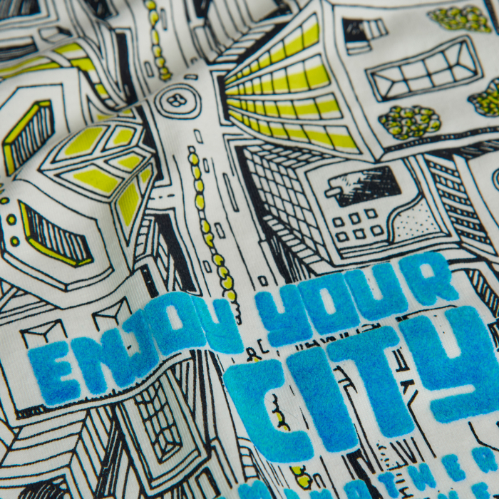 detail Chlapecké tričko s potiskem a dlouhým rukávem BOBOLI