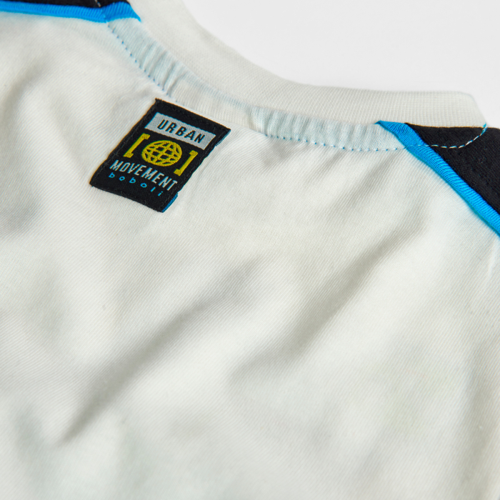 detail Chlapecké tričko s potiskem a dlouhým rukávem BOBOLI