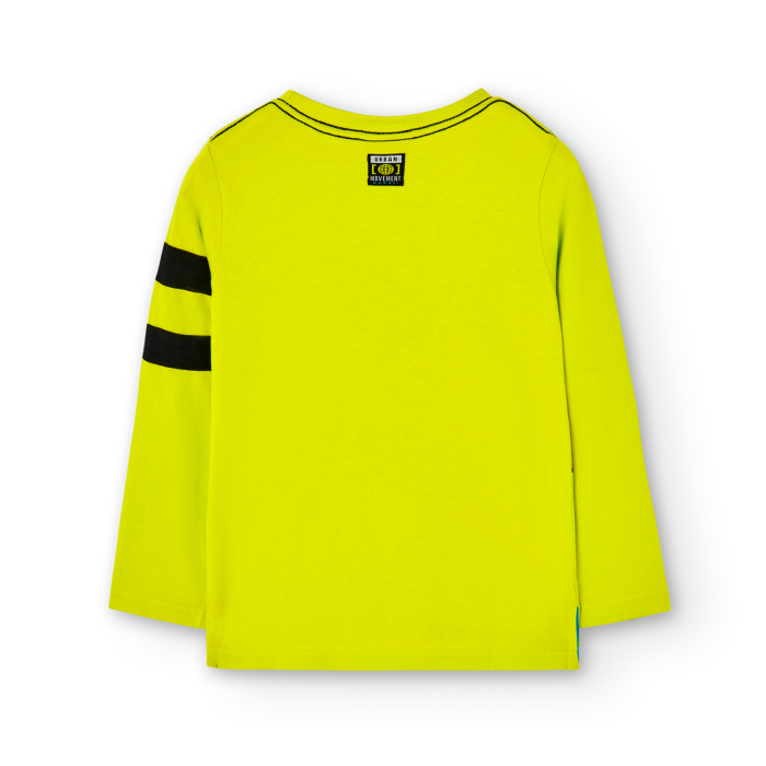 detail Chlapecké tričko s dlouhýmr rukávem a potiskem BOBOLI