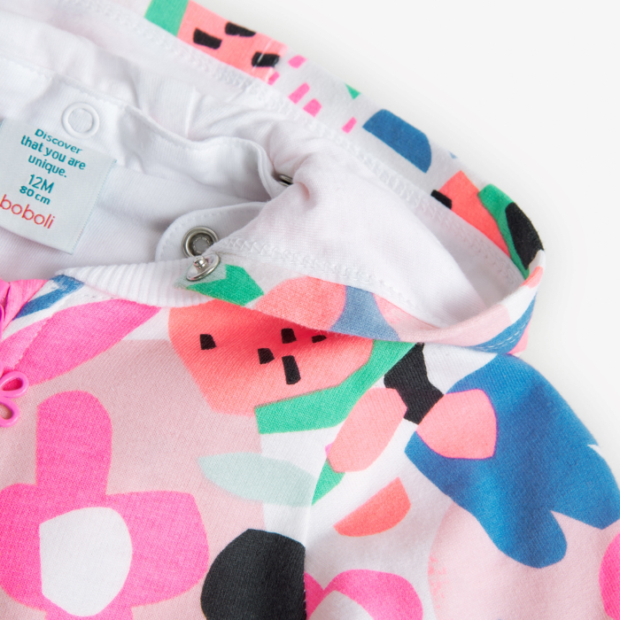 detail Dívčí květinová bunda Boboli s volánky BOBOLI