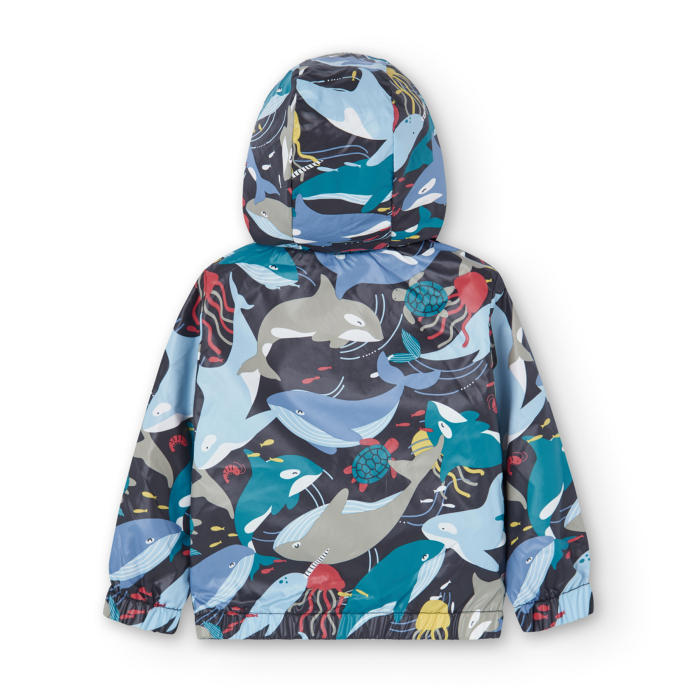 detail Chlapecká oboustranná bunda s motivem oceánu BOBOLI