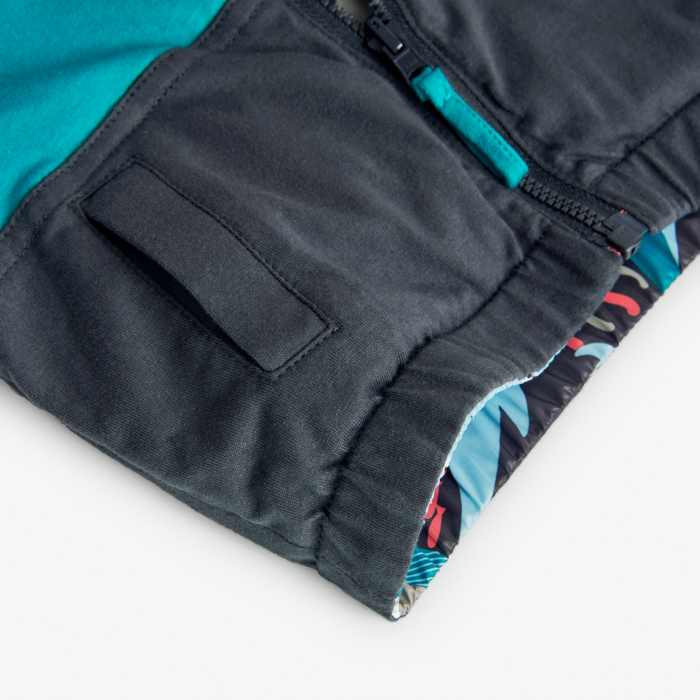 detail Chlapecká oboustranná bunda s motivem oceánu BOBOLI