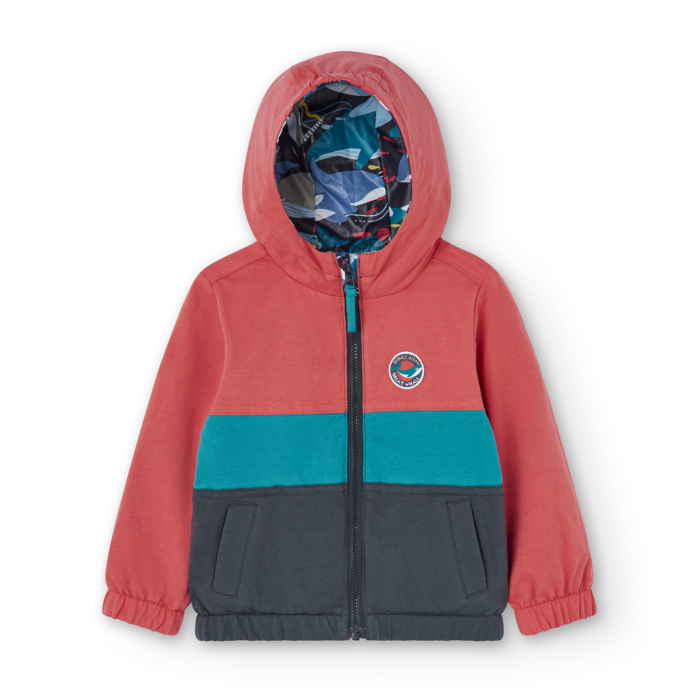 detail Chlapecká oboustranná bunda s motivem oceánu BOBOLI