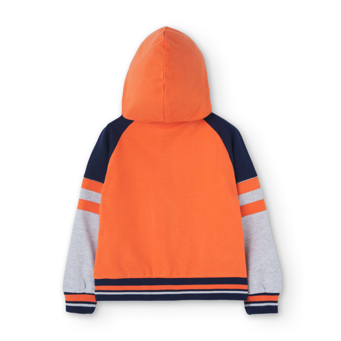 detail Chlapecká mikina s kapucí a zipem BOBOLI