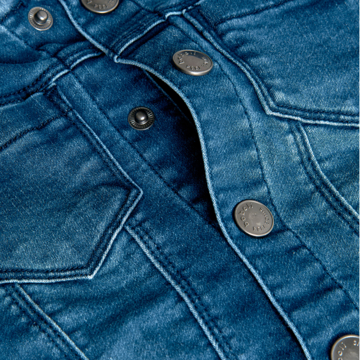 detail Chlapecká mikina s džínovým předkem a kapucí BOBOLI