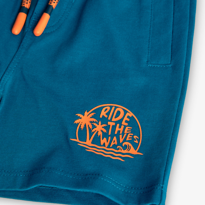 detail Chlapecké letní kraťasy s oranžovým detailem BOBOLI