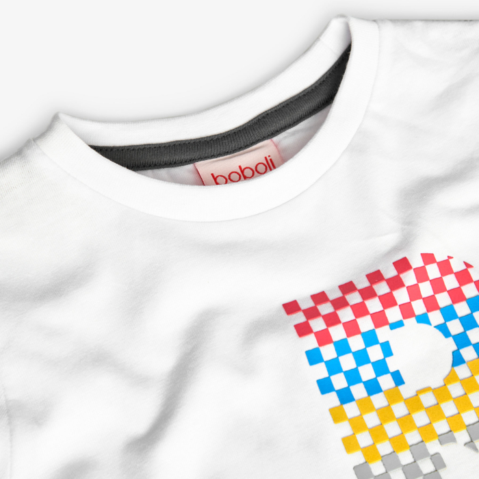 detail Chlapecké tričko s krátkým rukávem s potiskem BOBOLI