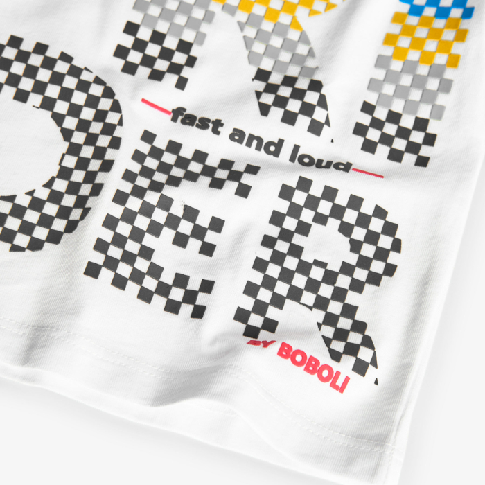 detail Chlapecké tričko s krátkým rukávem s potiskem BOBOLI