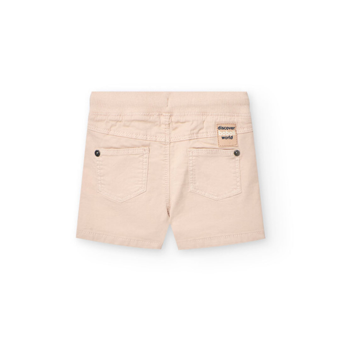 detail Chlapecké gabardénové kraťasy s nastavitelnou šňůrkou BOBOLI